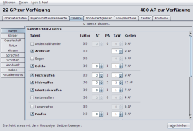 Die Auswahl der Talente